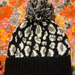 Leopard stocking cap